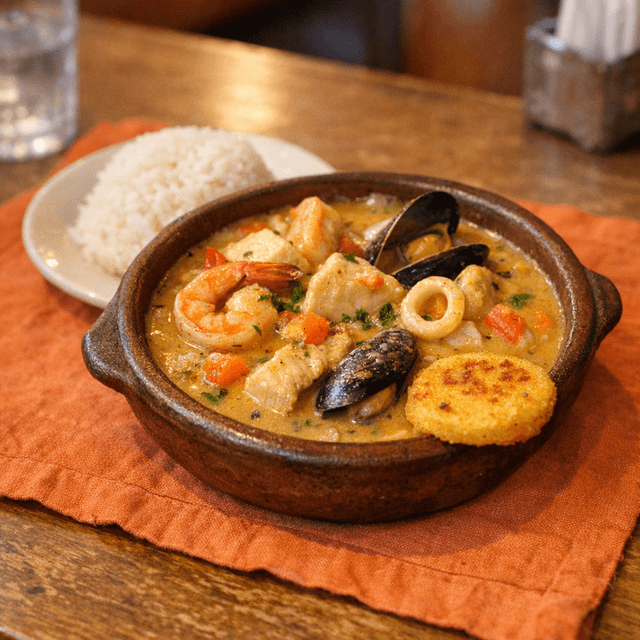 Cazuela de Mariscos (Seafood Casserole)