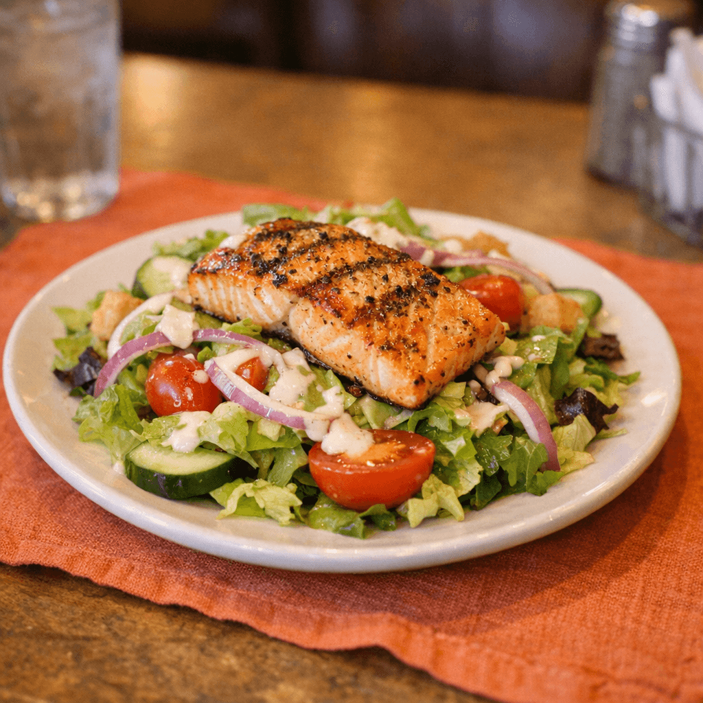Grilled Salmon Salad