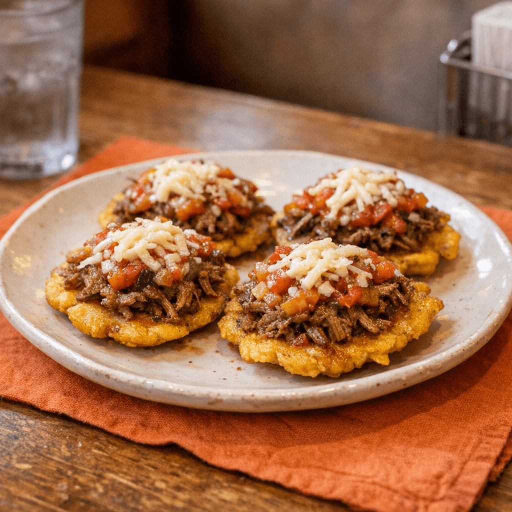 Patacones con Carne Desmechada (4)