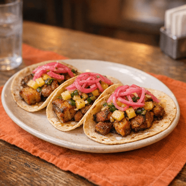 Tacos de Chicharrón (3)