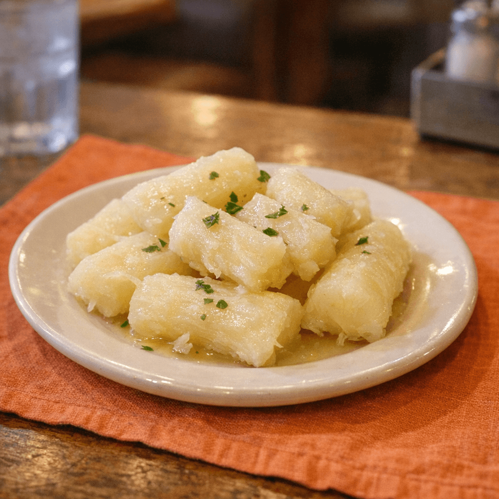 Yuca Cocida (Boiled Yuca)