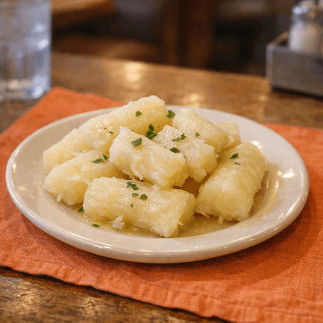 Yuca Cocida (Boiled Yuca)